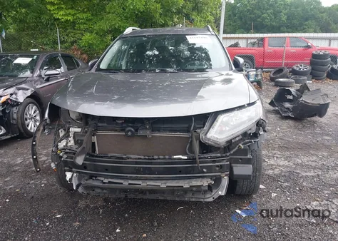 2016 Nissan Rogue Sv из США, поврежденный, VIN KNMAT2MV4GP700375